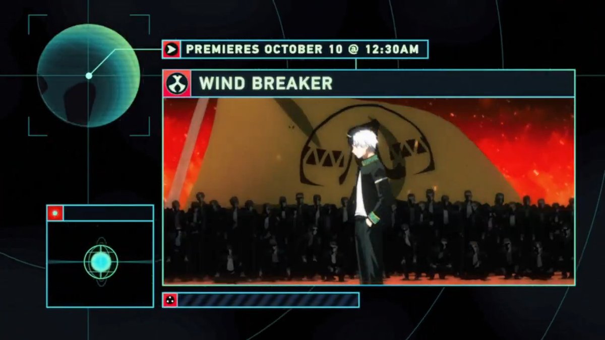 BREAKING NEWS: #WindBreaker will be coming to #Toonami on October 10th at 12:30am!