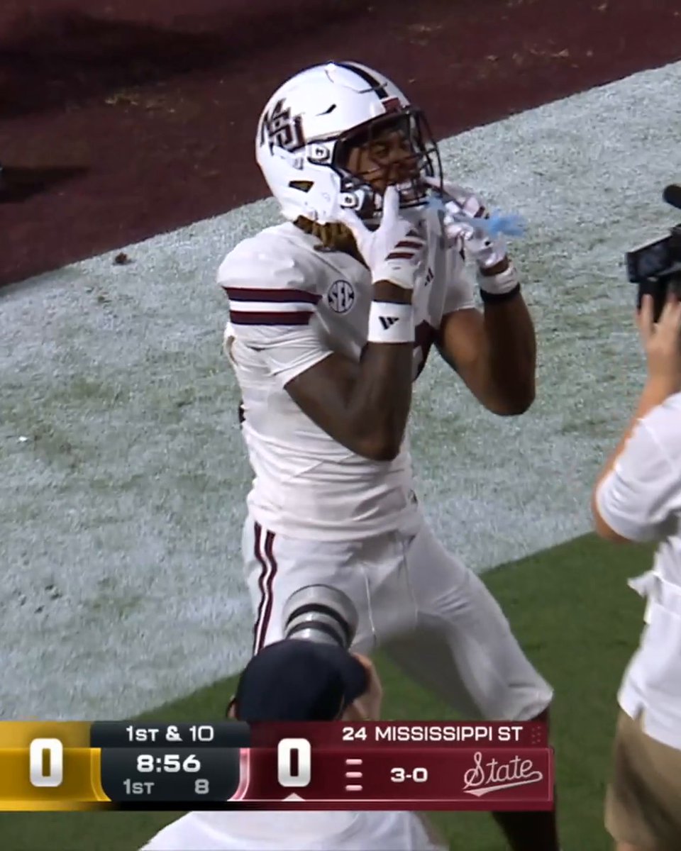 KAMARIO TAYLOR MOON BALL 🔥 Mississippi State Football