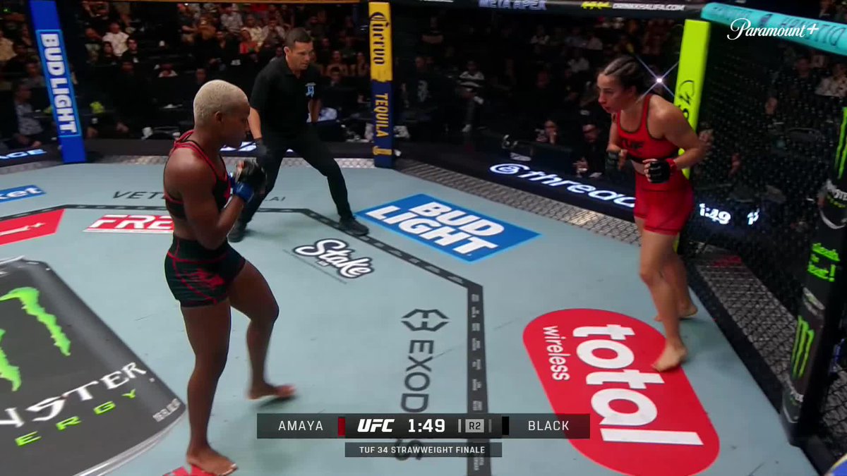 TINA BLACK KNOCKS HER OUT IN ROUND 2 👊 She's the #TUF34 champion! [ #UFCVegas121 | LIVE on @ParamountPlus ]