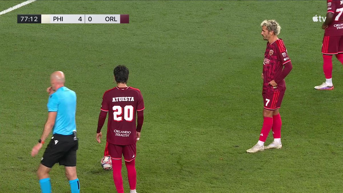 Iván Angulo buries the short pass from Antoine Griezmann! 💪 Orlando City SC pulls one back.