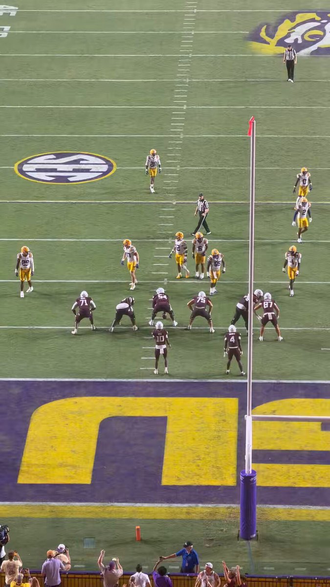 Marcel Reed will NOT leave Death Valley with only good memories. This #LSU Defense and this crowd have dominated him.