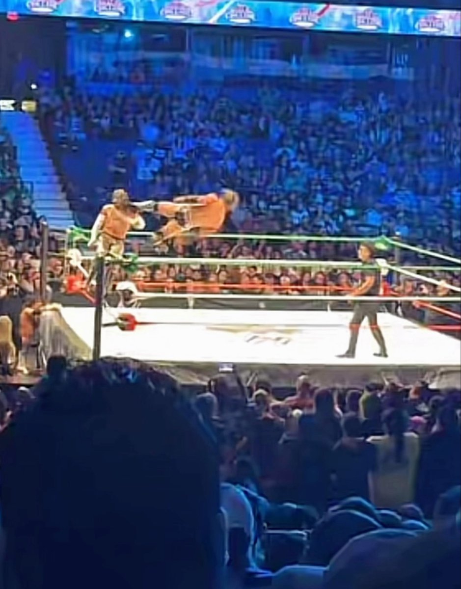 🚨 SPOILER 🚨 PERROS DEL MAL AND THE LUCHA BROS WAS ABSOLUTELY INSANE ENDS IN DQ AND THE CROWD IS PISSED 😭 #WorldsCollide