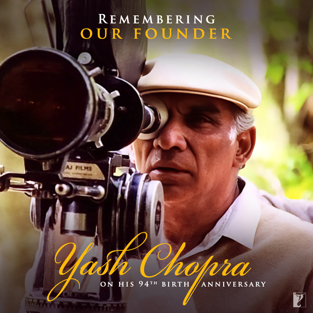 For the stories that made us believe in love, the moments that stayed with us, and a legacy that continues to live on. Remembering #YashChopra on his 94th birth anniversary.