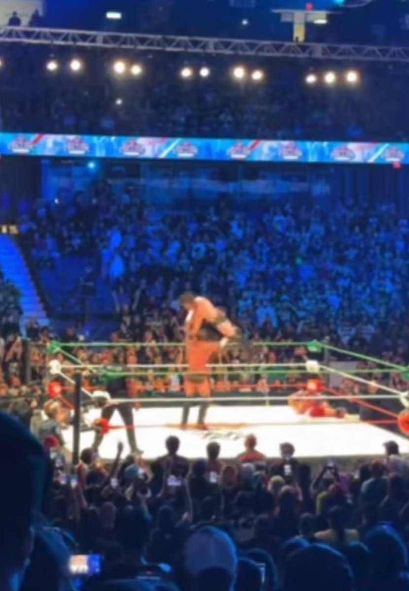 CM Punk, El Grande Americano, and Rey Mysterio defeat JD, Omos, and Dominik Mysterio. #WorldsCollide