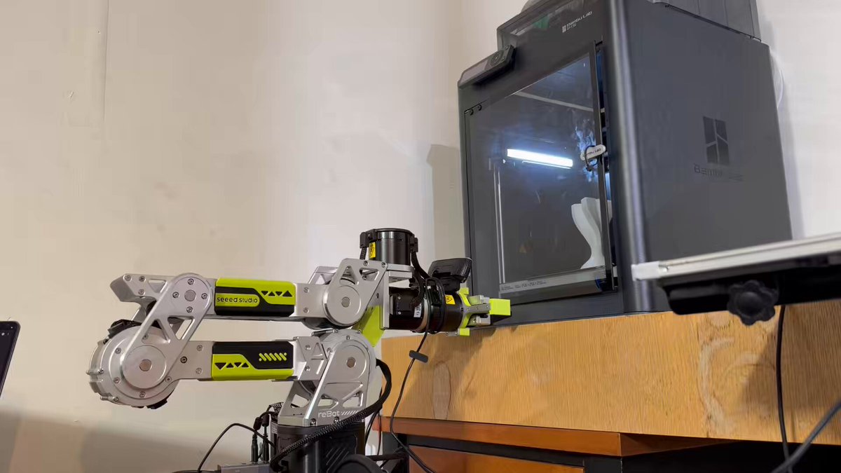 hilarious to watch how Opus 5.5 designs a 3d asset, prints it, and controls a robo arm to take it out of the printer