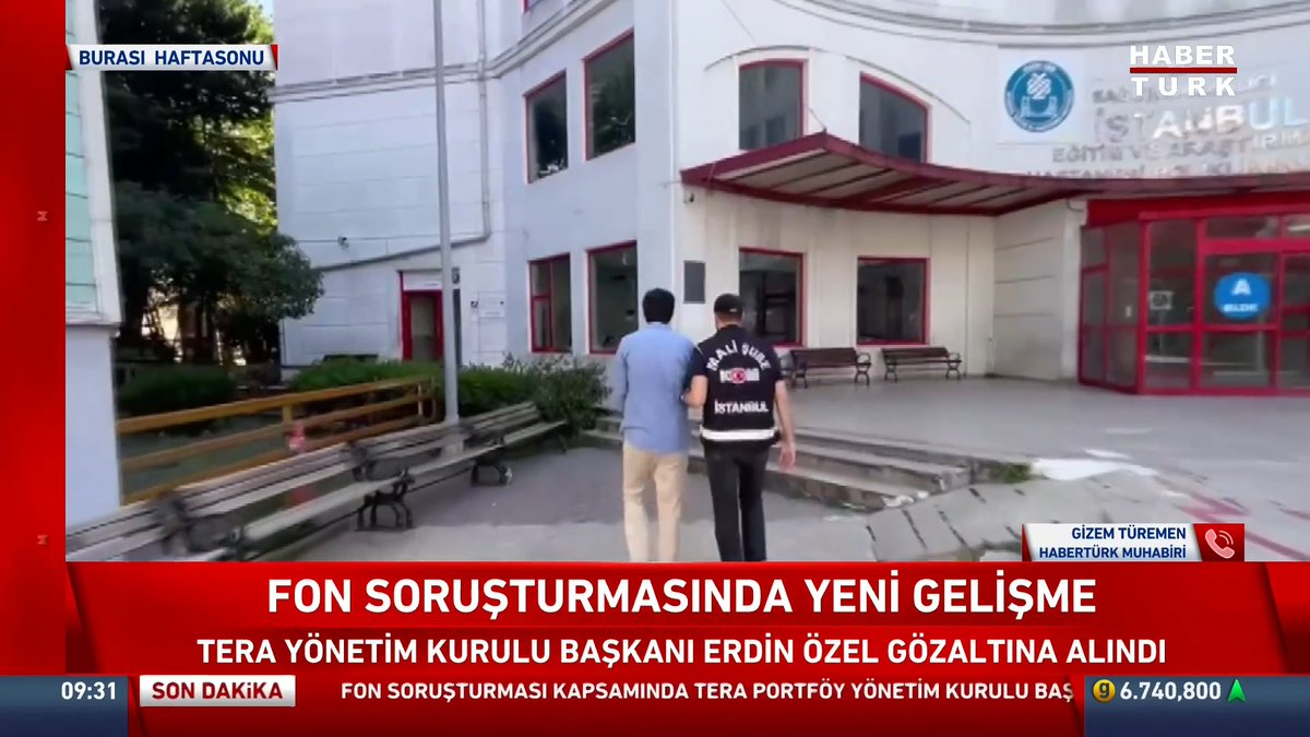 #SONDURUM - Tera Yönetim Kurulu Başkanı Erdin Özel gözaltına alındı.