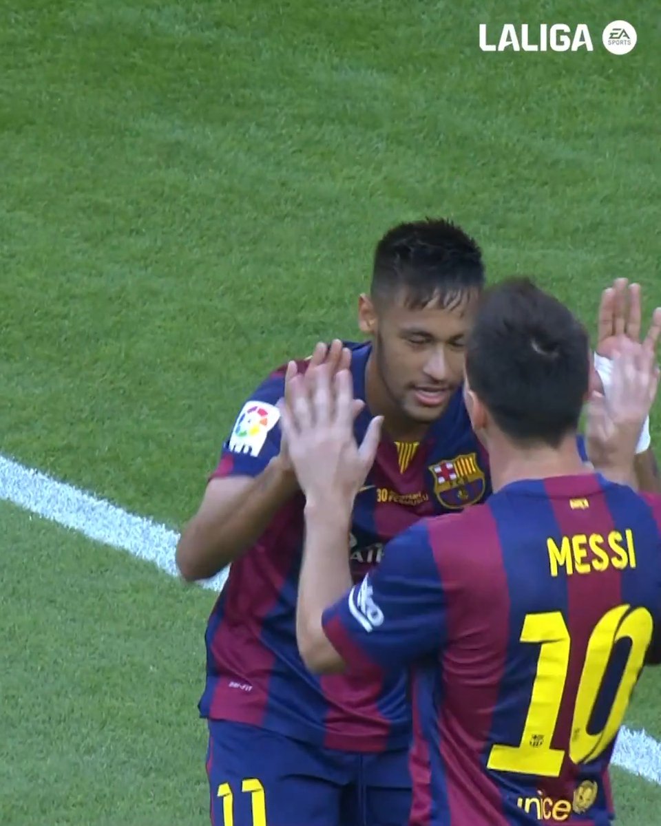 Inolvidable. 😍 Tal día como hoy, Neymar Jr marcó su primer hat-trick con el FC Barcelona en LALIGAEASPORTS. LALIGAHistory