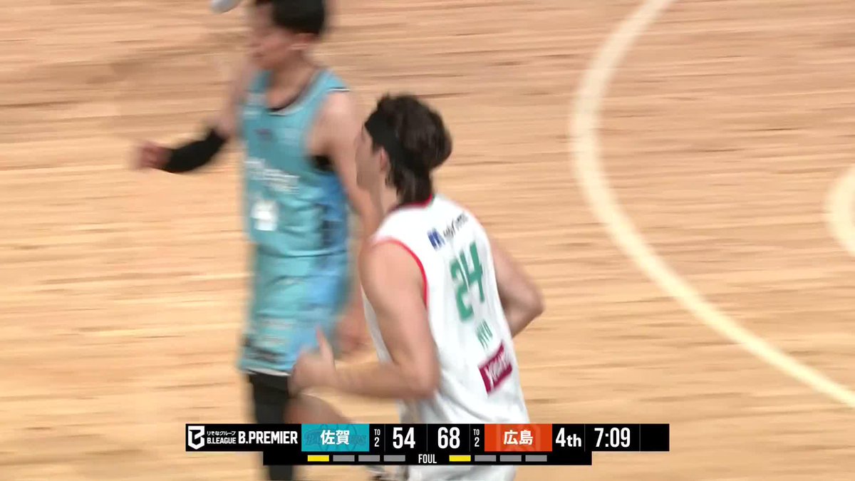 ショットクロックが迫る中⌛️ 広島#24 メイヨがワンレッグで決めきる！ Nick Mayo 広島ドラゴンフライズ 📡バスケットLIVEで生配信中 #Bリーグ #りそなグループ