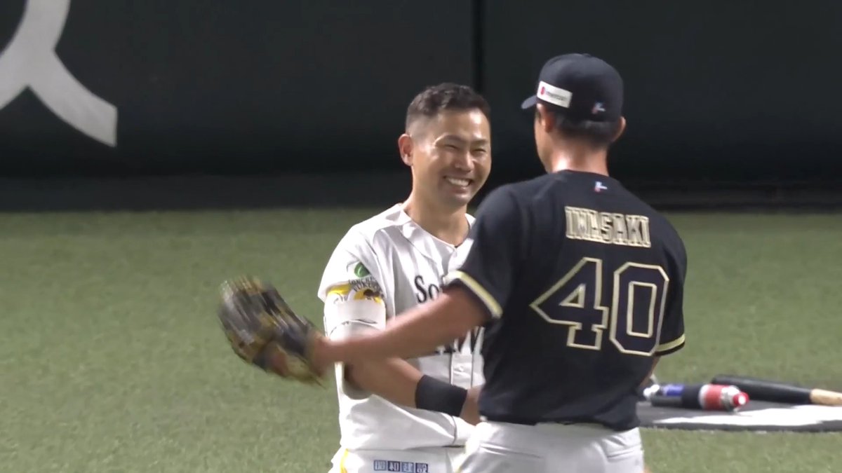 宿命のドラフト同期対決🔥 福岡ソフトバンク 中村晃 選手🆚 オリックス 岩嵜翔 投手 ノーカットでご覧ください‼️