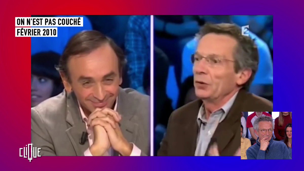 En 2010 sur le plateau de ONPC Patrice Leconte tacle Eric #Zemmour .