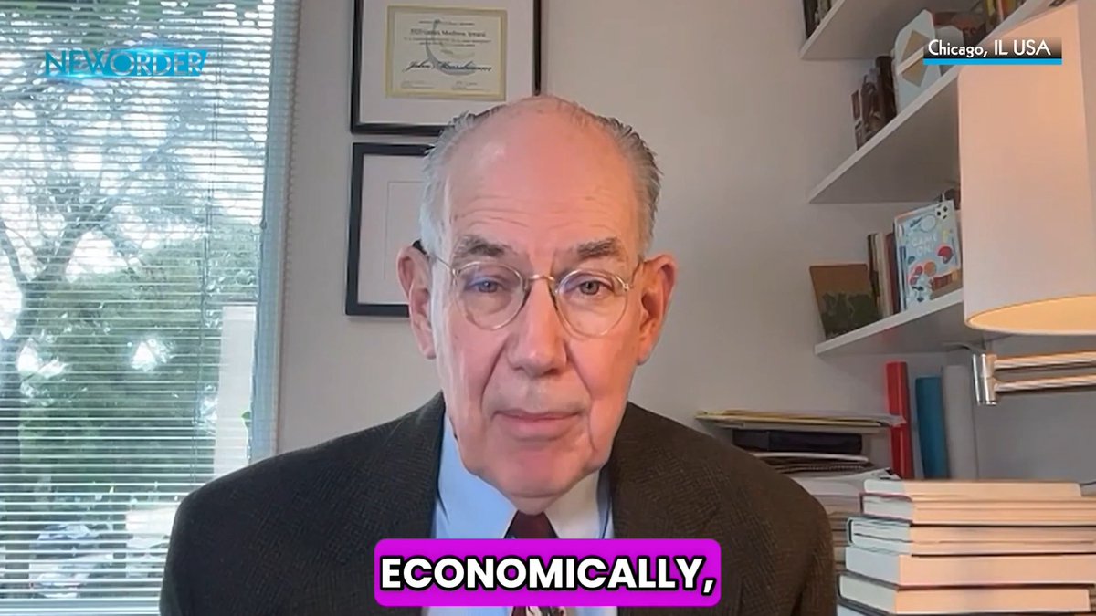 Prof. John Mearsheimer: India🇮🇳 sees China🇨🇳 as a very important ECONOMIC PARTNER and its PRINCIPAL THREAT 'The thing you want to remember about India's position vis-à-vis China is that there's no question that, economically, India has a deep-seated interest in continuing to trade with China. It's a very important economic partner. But if you talk to any Indian in the national security community of that country, they will tell you that the principal threat that India faces is China. It's a threat, from their perspective, in the Himalaya Mountains. It's a threat because it supports Pakistan, which, of course, is a mortal rival of India. China is the biggest threat. There's just no question about it. All you have to do is look at the distribution of power in the world. China is a peer competitor to the United States. There's great fear in the United States that China will eventually become the most powerful state on the planet. And if you're India and you live right next door to China and you have a territorial dispute in the Himalaya Mountains, you don't want them going through the Indian Ocean' Prof. John Mearsheimer, one of the world's most respected realist International Relations scholars on the latest episode of New Order. Watch the full interview in the quoted post below. 👇