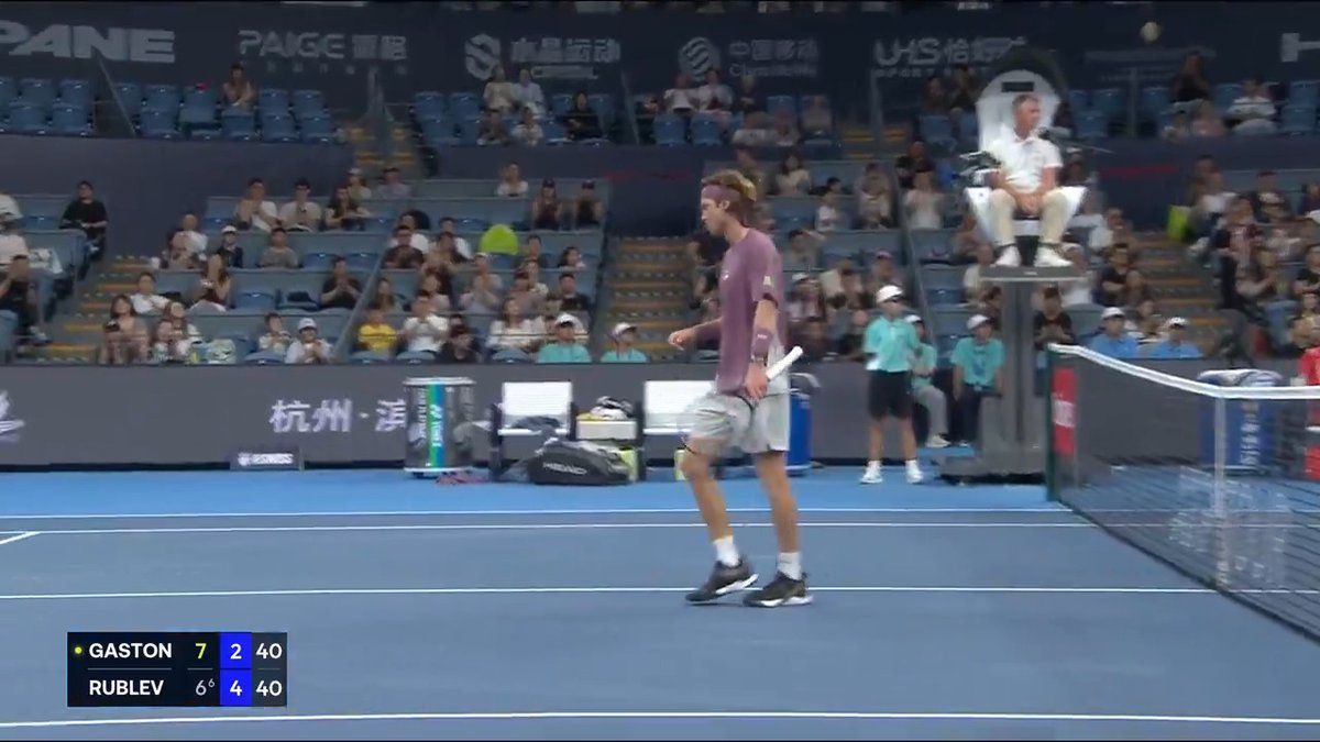 Now we're talking, Andrey! Hangzhou Open | #HangzhouOpen | Andrey Rublev