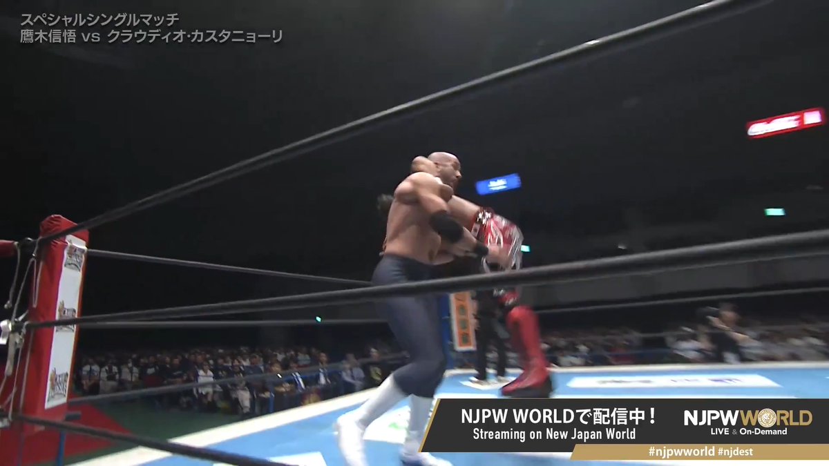 .鷹木 信悟(SHINGO TAKAGI) "Takagi-Style Swing DDT🙌🙌🙌" Streaming now on #njpwworld #njdest