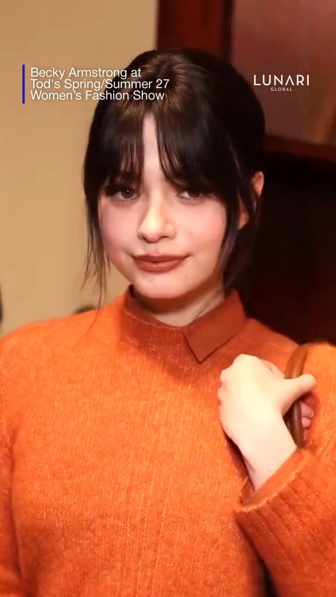 Becky Armstrong for Tods Spring/Summer 27 Women's Fashion Show at Milano Fashion Week 2026 ✨ REBECCA AT TODS MFW26 #BeckyxTodsSS27 #BeckyxMFWTodsSS27 #BeckyArmstrong #Tods Becky Entertainment