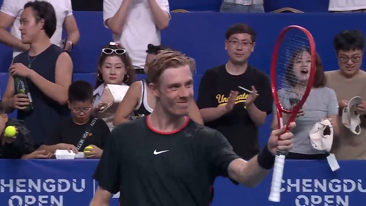 Never backing down 😤 Shapo closes the door on Mannarino as he comes from a set down to reach his third semi-final of the season! Chengdu Open | #ChengduOpen