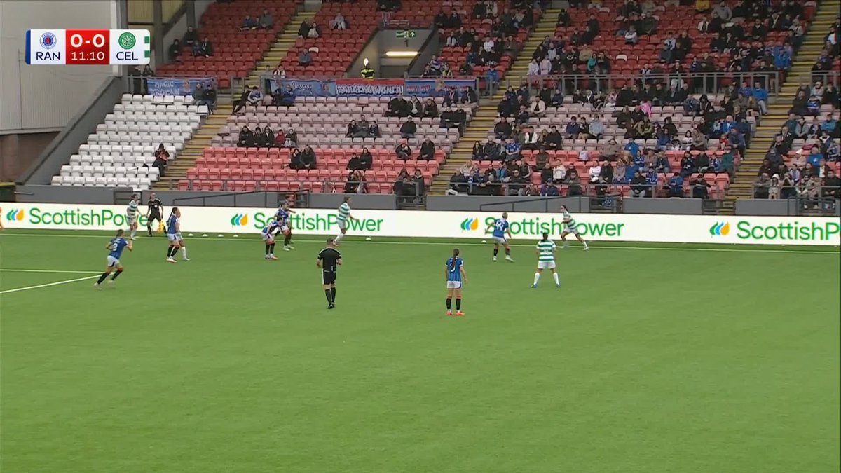 ⚽️ Maria McAneny opens the scoring for Celtic against Rangers ⤵️