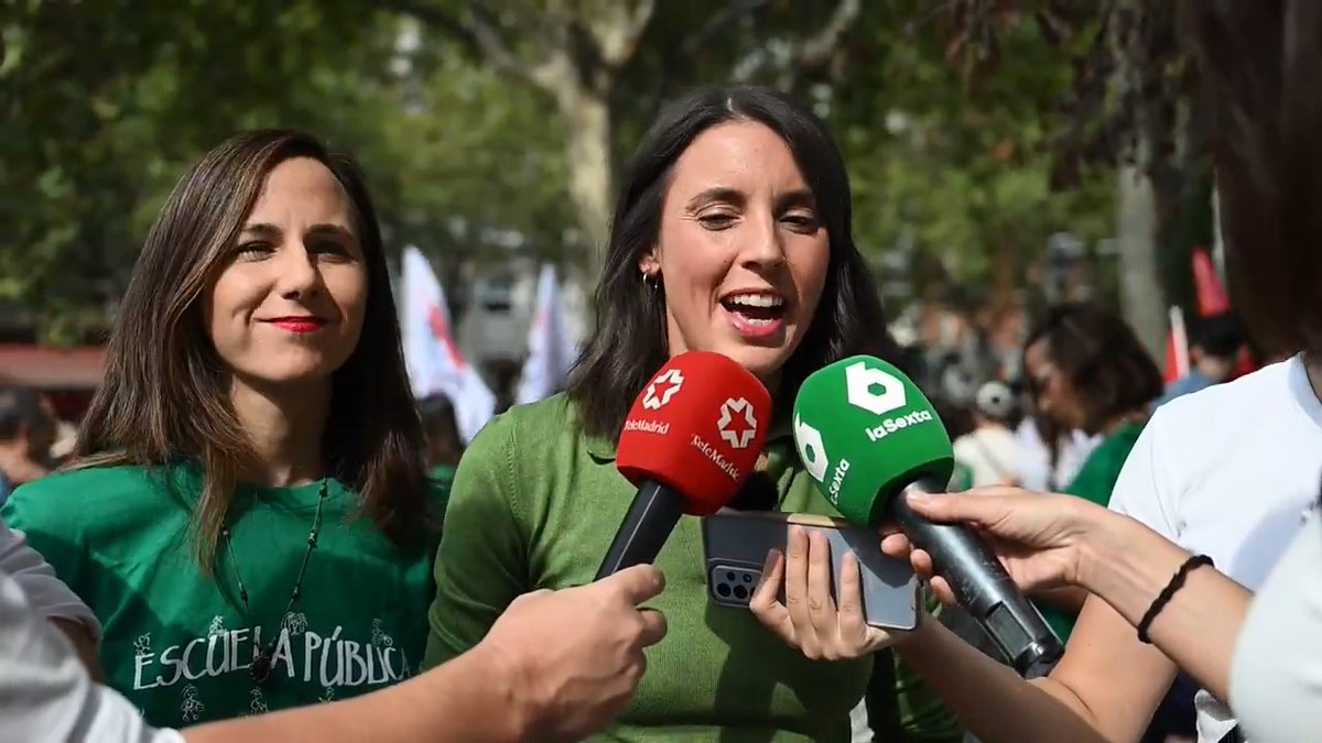 Si la acampada por la vivienda crece, si las movilizaciones por la sanidad y la educación pública crecen, podemos ir mucho más lejos de lo que quiere un Gobierno. 🎥 Irene Montero