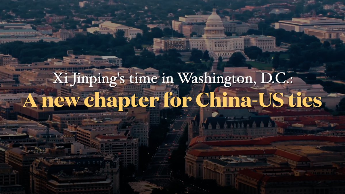Watch: Chinese President #XiJinping's time in Washington, D.C. - A new chapter for China-US ties