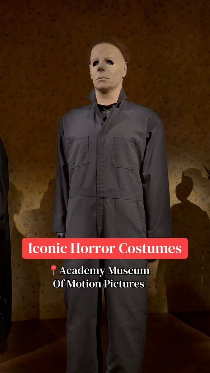It's officially spooky season! Check out some iconic horror costumes on display at the Academy Museum Of Motion Pictures. The Horror Show Exhibition is now open.