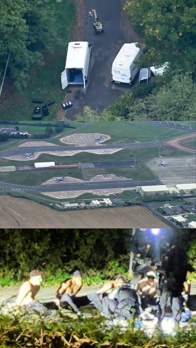 RAF Fairford LOCKED DOWN After Explosives Arrests We can see the B-1 BOMBERS British police have declared a MAJOR INCIDENT near the key U.S. bomber base used in operations against Iran. Several men have been arrested under the UK’s Explosives Act as Army bomb-disposal teams examine multiple vehicles. Residents in nearby Whelford have been EVACUATED and armed police are guarding the area. Counter-terrorism police are now leading the investigation. RAF Fairford has been used by U.S. B-1B and B-52 bombers during the Iran conflict, including for strikes against Iranian missile sites.