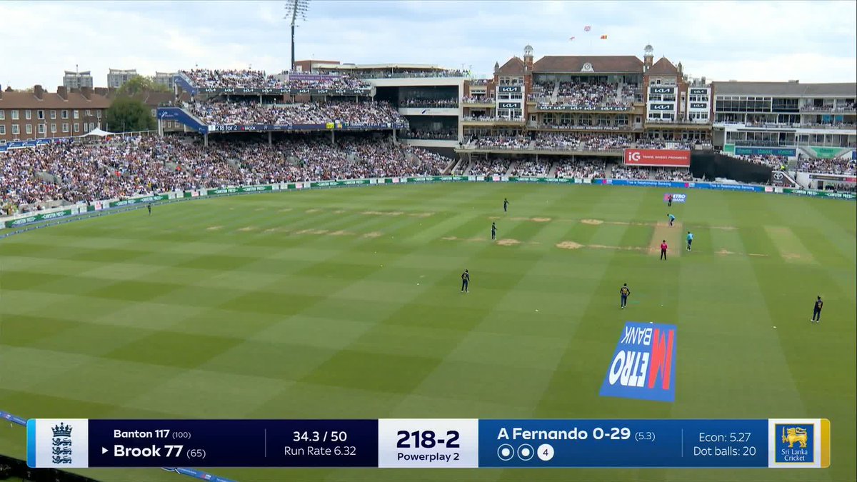 Brook goes out, ending a fantastic partnership between him and Banton ❌