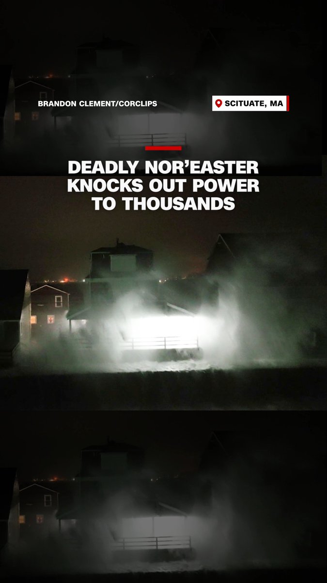 A strong Nor’easter is battering the East Coast with rain and wind. It has killed at least one person, left others injured and knocked out power to tens of thousands.
