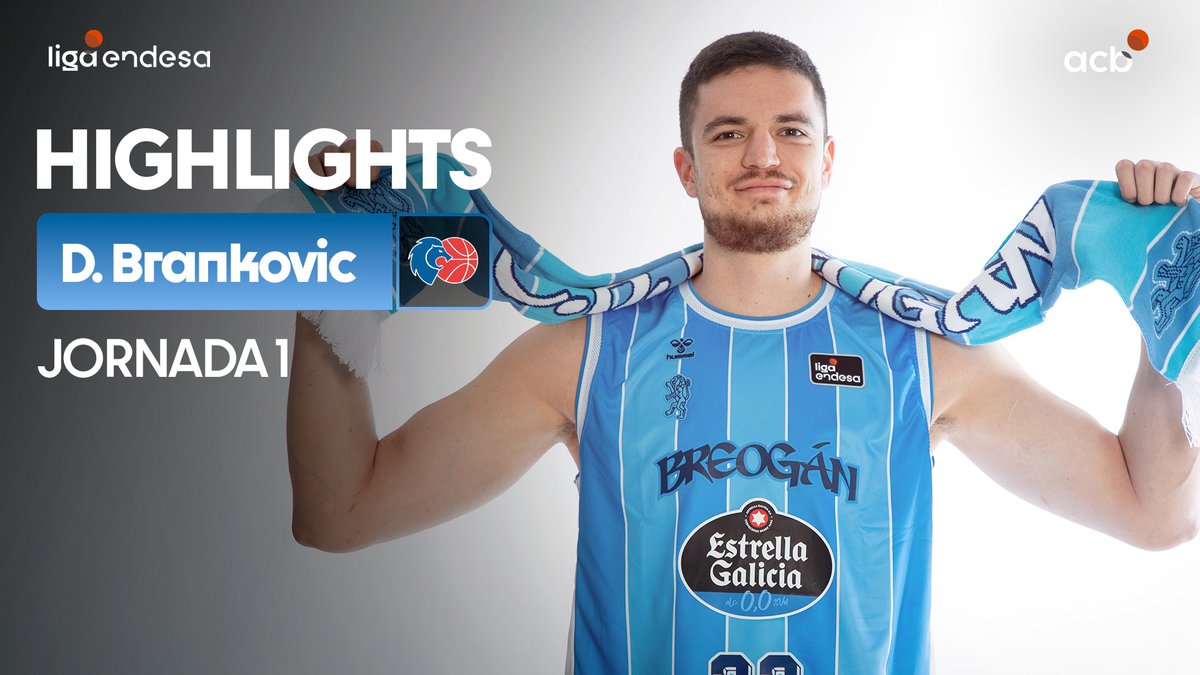 DANKO BRANKOVIC comienza la temporada 𝙙𝙤𝙢𝙞𝙣𝙖𝙣𝙙𝙤 😤 El pívot fue el líder del triunfo de Río Río Breogán con 14 puntos, 8 rebotes y 29 de valoración (igualando su récord en #LigaEndesa) 🔥 | #LigaEndesa