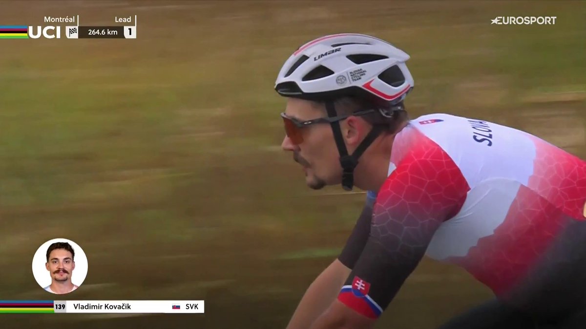 Héroe nacional 🇸🇰 Vladimir Kovacik, masajista del equipo eslovaco, representante de su selección en #Montréal2026 ante las bajas. Sin competir desde 2017, evita así que su país baje de categoría en el ranking UCI. #LaCasadelCiclismo