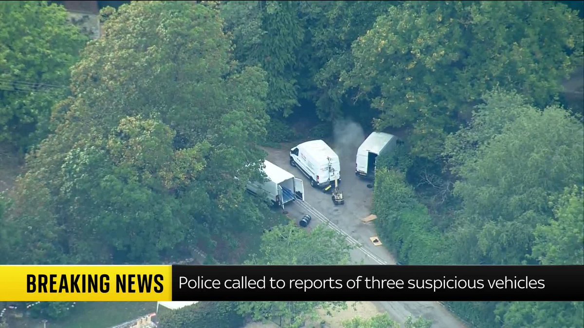 A police robot fires at the doors of a van during a live counter-terrorism operation after a major incident was declared near an RAF base. Watch the moment the robot attempts to force its way inside. 📺 Sky 501, Virgin 602, Freeview 233 and YouTube