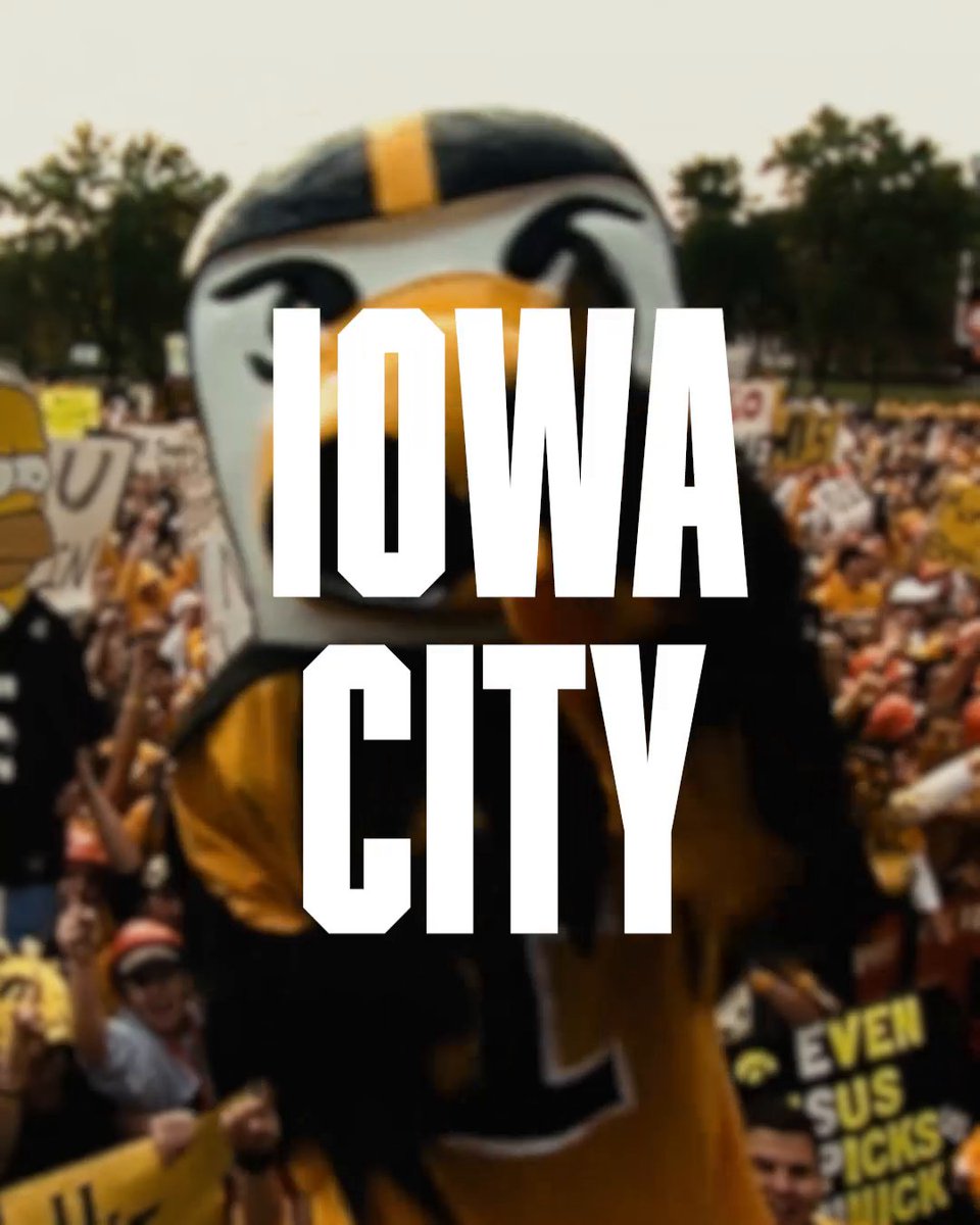 FOR THE FIRST TIME IN 20 YEARS WE ARE HEADED TO IOWA CITY! After a dramatic win last night, we couldn't miss Hawkeye Football's showdown with Ohio State on Saturday 👏 See you there📍