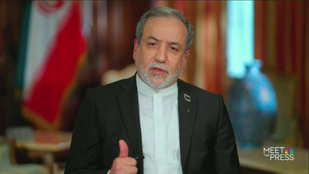 Abbas Araghchi, the Iranian foreign minister: "In 2015, we had a deal, we remained committed to that deal, it was the US that withdrew with zero justification"