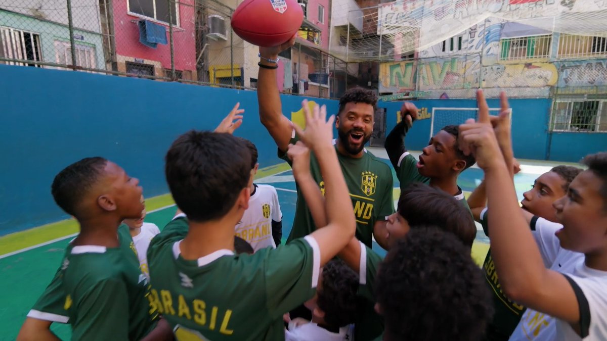 Russell takes Rio 🇧🇷 Russell Wilson went down to Brazil and played some flag football, learned to samba, went spearfishing, and much more 🔥