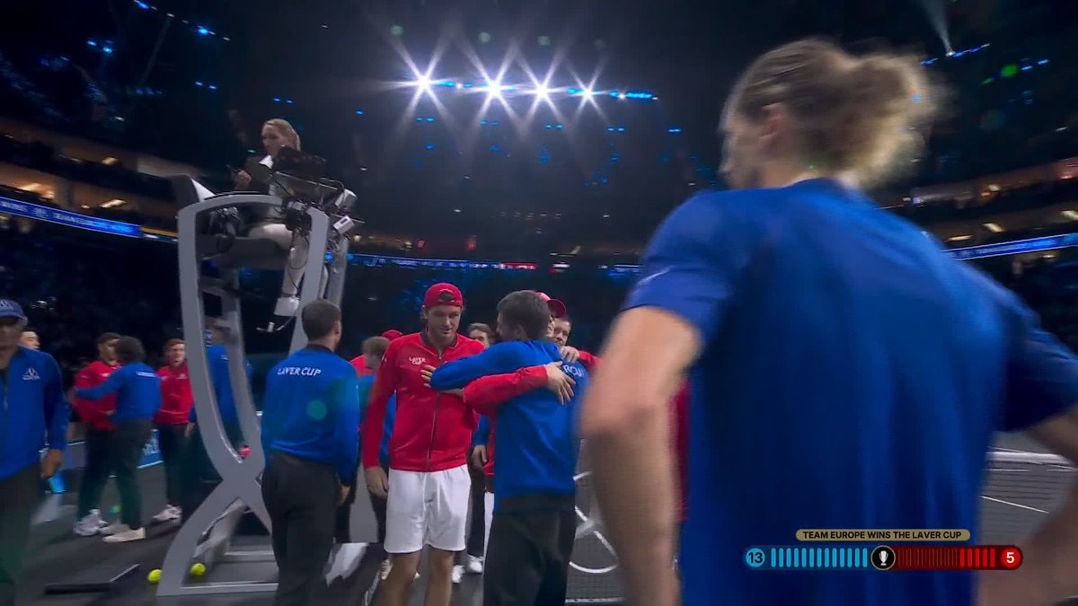 Team Europe win the Laver Cup! 🏆