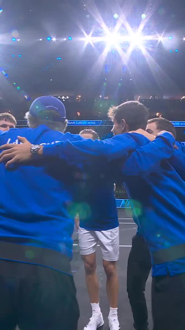 The soundtrack of the Laver Cup 2026 champions 🔵🏆 #LaverCup #TennisUnrivaled