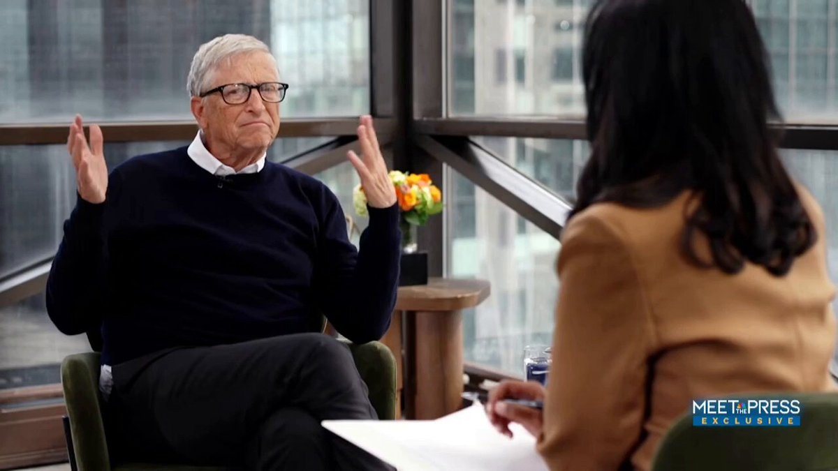 Bill Gates on AI: We care about things way short of the ultimate doomsday scenario, and I’m afraid that’s kind of distracting people. There is not a current risk of these AIs getting completely out of control. The thing that’s urgent has to do with bad people using AI, not the AI going off on its own. In a sense, I’d say it’s good that these loss-of-control incidents have gotten people focused on AI, even though that’s not the imminent risk.