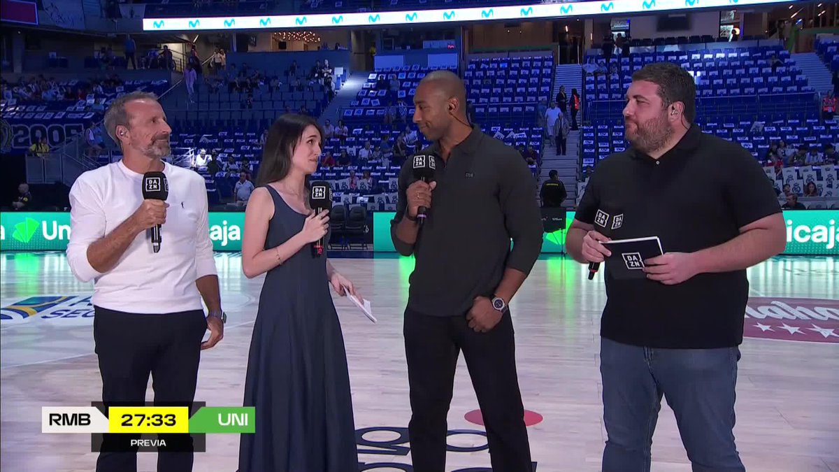 ¡Qué suerte poder disfrutar de Joan Plaza y Jayson granger en DAZN España! Bienvenidos de nuevo a la #LigaEndesa 👋😉