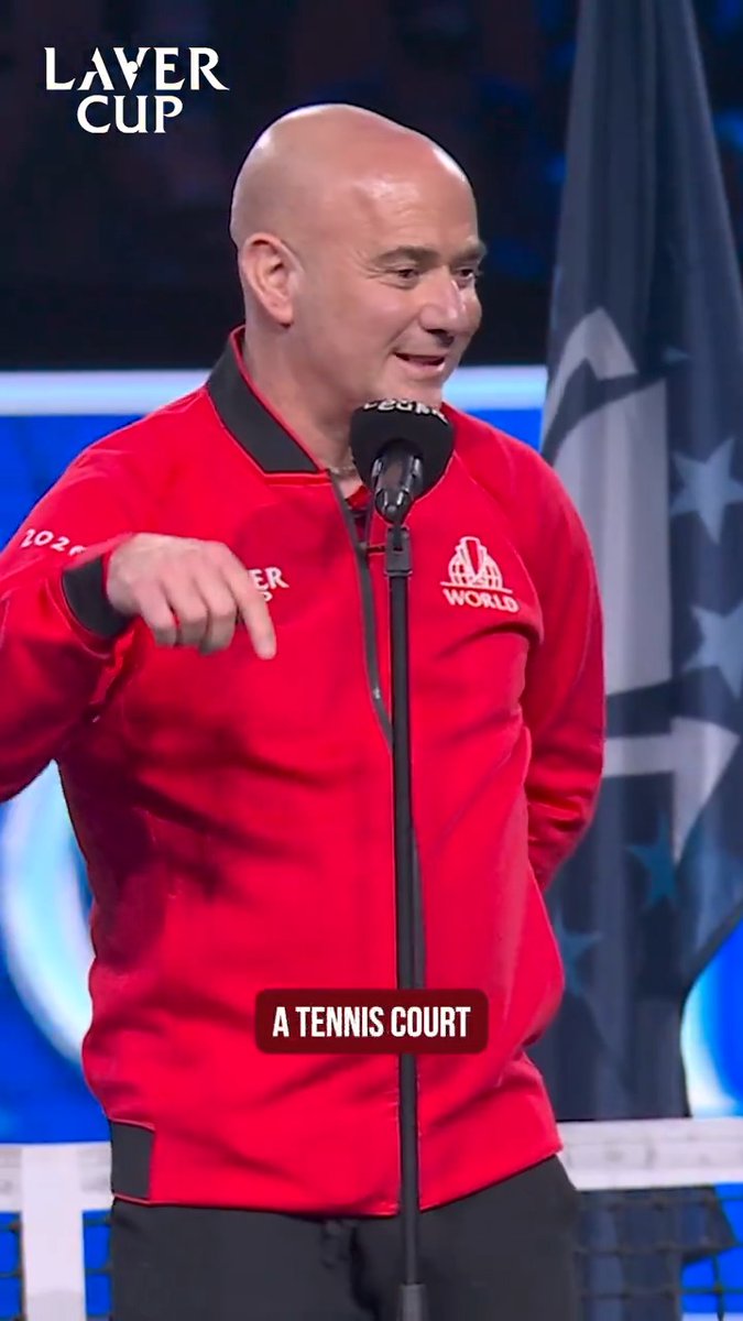 "If I've let you down in any way, I'm sorry." 🥺 Team World Captain Andre Agassi with a heartfelt message to his players after an unforgettable Laver Cup in London. #LaverCup #TennisUnrivaled
