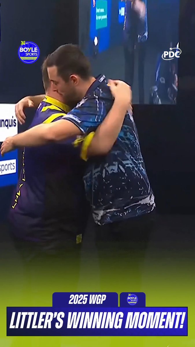 A look back at last year's winning moment in Leicester... 🏆 Watch the full match now on YouTube and PDCTV! 👉