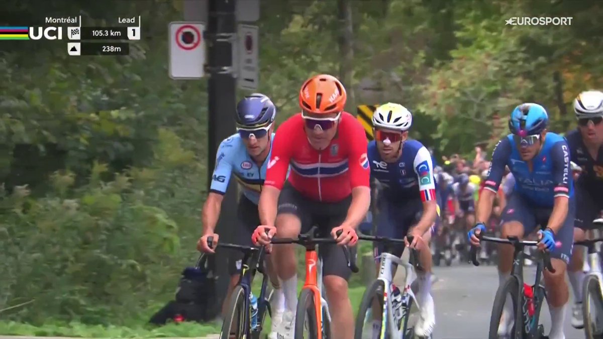 💔 Enric Mas se descuelga a las primeras de cambio. España pierde a uno de sus líderes. #Montreal2026 #LaCasadelCiclismo
