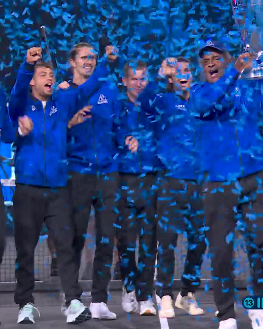 London belongs to Team Europe ๐ต๐ #LaverCup #TennisUnrivaled