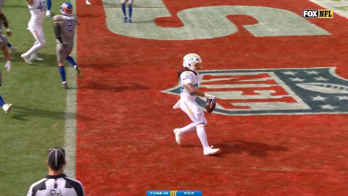 keaton in the end zone 🔥