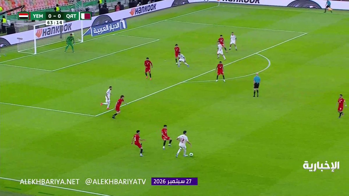 عاجل: الهدف الأول لـ قطر ضد اليمن عن طريق يوسف عبدالرازق . 🎥