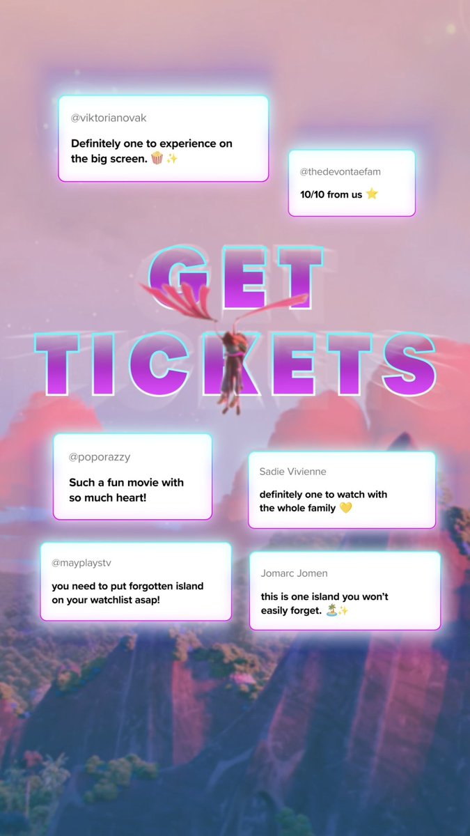 Does that mean we're best friends now? 💞 Experience Forgotten Island now playing only in theaters. Get tickets: