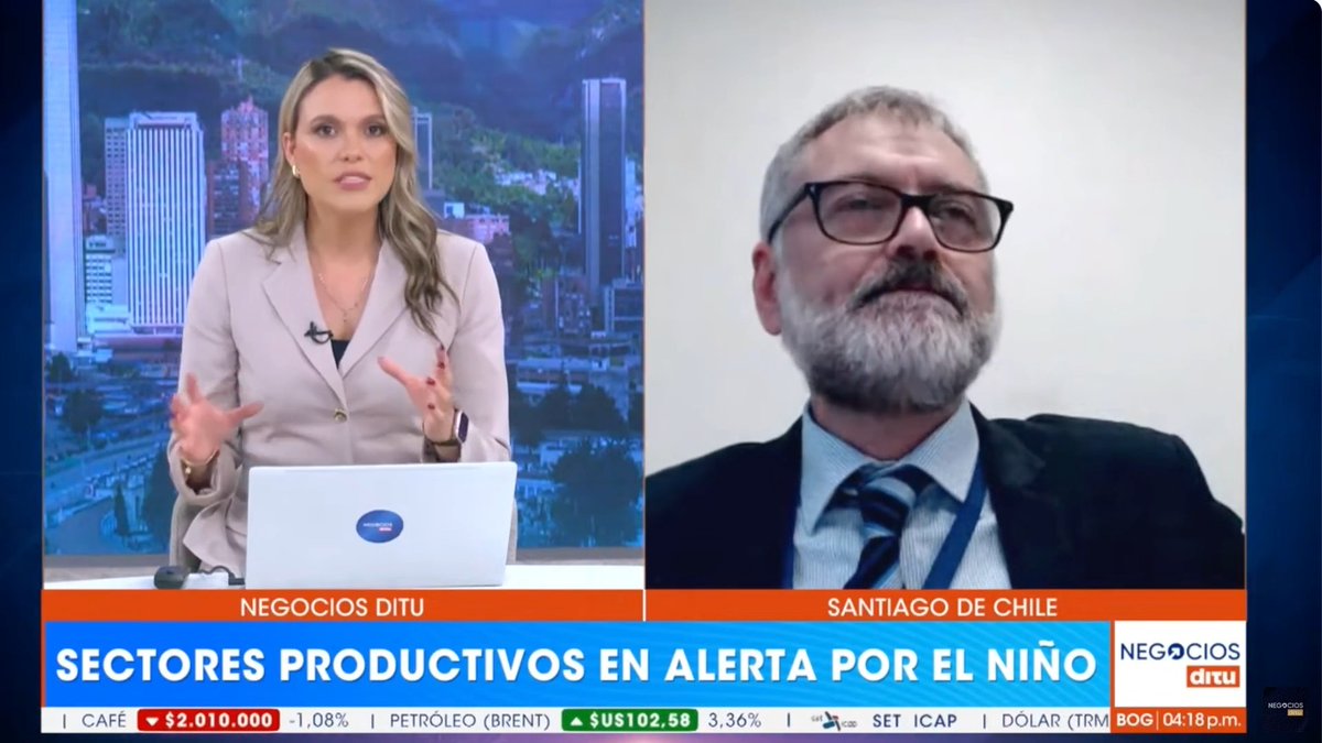 โLas implicaciones que tiene esto (el fenรณmeno climรกtico de ๐๐ฅ ๐๐ข๐งฬ๐จ) es que se come nuestro crecimientoโ. ๐จ๏ธ Ademรกs de tener efectos sobre el PIB, genera presiones inflacionarias dado que afecta a sectores como el energรฉtico o el agropecuario, que a su vez impactan a la cadena de generaciรณn de precios y, por lo tanto, se transmiten a lo largo de toda la economรญa: Carlos de Miguel, Director de la Divisiรณn de Desarrollo Sostenible y Asentamientos Humanos de la #CEPAL sobre el informe especial ๐๐จ๐ฌ ๐๐๐๐๐ญ๐จ๐ฌ ๐๐๐ฅ ๐๐๐ง๐จฬ๐ฆ๐๐ง๐จ ๐๐ฅ ๐๐ข๐งฬ๐จ ๐๐ง ๐๐ฆ๐ฬ๐ซ๐ข๐๐ ๐๐๐ญ๐ข๐ง๐ ๐ฒ ๐๐ฅ ๐๐๐ซ๐ข๐๐ ๐ฒ ๐ซ๐๐๐จ๐ฆ๐๐ง๐๐๐๐ข๐จ๐ง๐๐ฌ ๐ฉ๐๐ซ๐ ๐๐ง๐๐ซ๐๐ง๐ญ๐๐ซ๐ฅ๐จ. Mira parte de su entrevista para Negocios Ditu de Caracol Televisiรณn Colombia. Descarga gratis la publicaciรณn๐