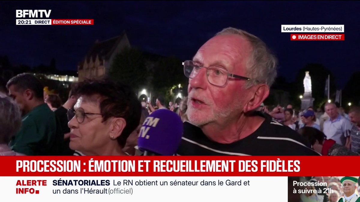 Visite du pape à Lourdes: les fidèles attendent Léon XIV pour la procession aux flambeaux et la prière du Saint Rosaire à 21h