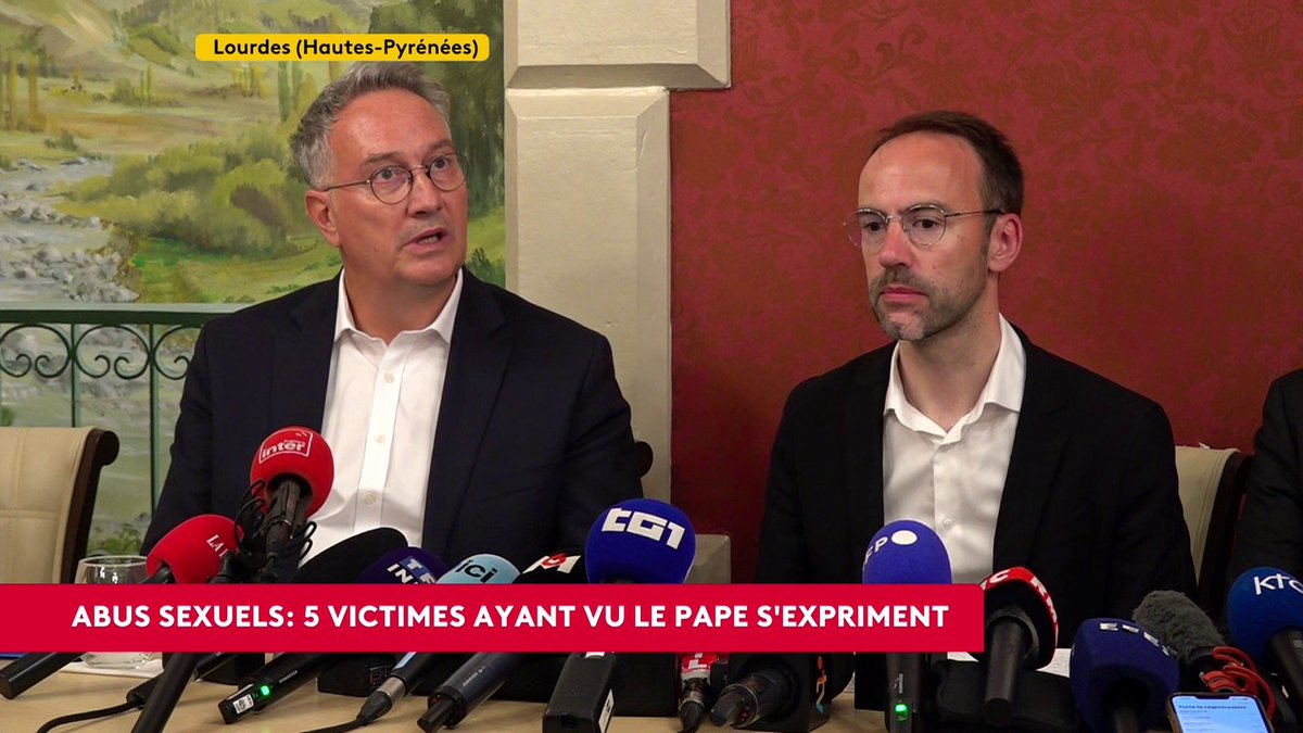 🔴 Abus sexuels dans l’Église : "On a senti un pape qui était authentiquement à l’écoute", témoigne Olivier Mardi, l’une des victimes reçues par Léon XIV. "J’ai rarement rencontré quelqu’un qui avait une écoute aussi profonde." #AvantLe20h #Canal16
