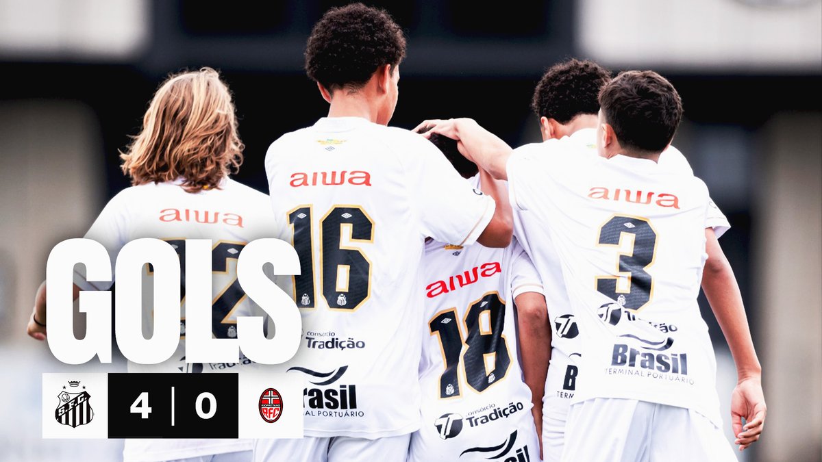 Os gols do Sub 13 pelas lentes da #SantosTV! 🐳