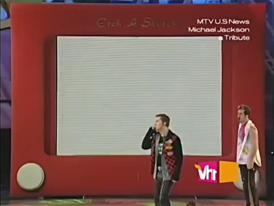 during NSYNC's VMA performance in 2001, Michael Jackson made a surprise appearance