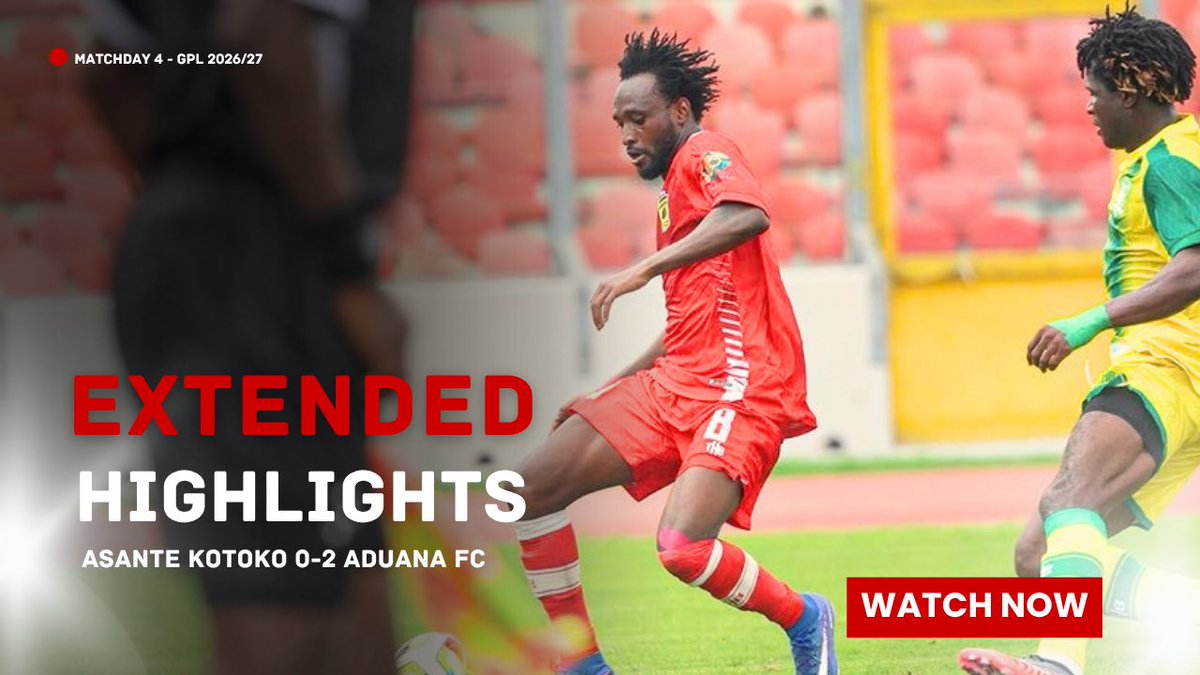 Match Highlights | Asante Kotoko 0-2 Aduana FC | Ghana Premier League #KotokoAduana