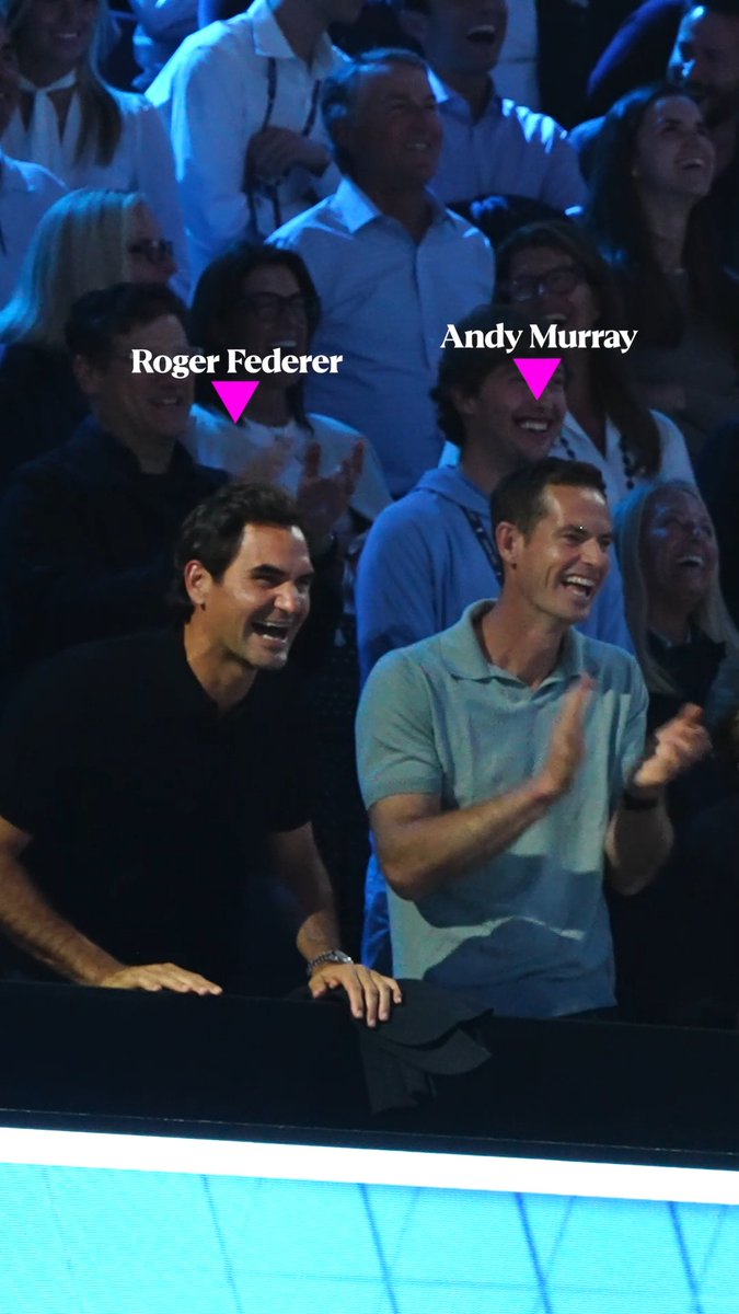 How many celebrities did we spot at the Laver Cup? 🔎 🎾 Roger Federer 🎞️ Leonardo DiCaprio ⚽️ Thierry Henry
